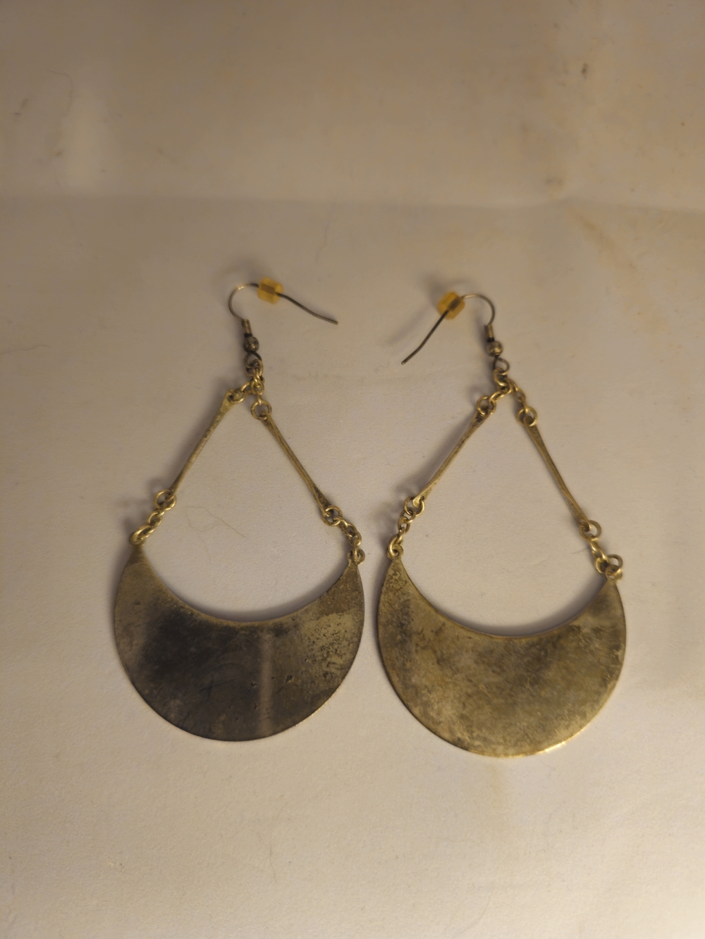 Earrings, Mexico Fine Silver crescent Moon Earrings